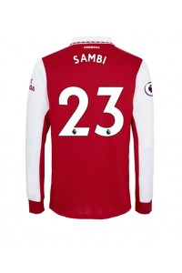 Arsenal Albert Sambi Lokonga #23 Voetbaltruitje Thuis tenue 2022-23 Lange Mouw